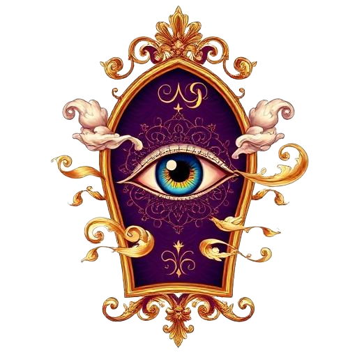 Dream eye surrealism emblem